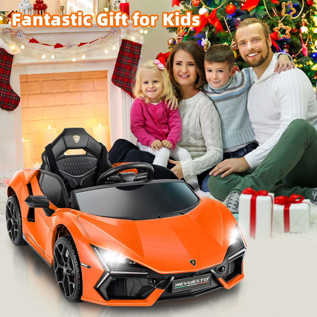 Funcid 24 Volt Ride on Toys, 2-Seater Ride on Cars with Remote Control, 400W Electric Car for Kids, Ride on UTV w/ Bluetooth, MP3, Seat Belts, Volume Adjustment, Suspension, Green
