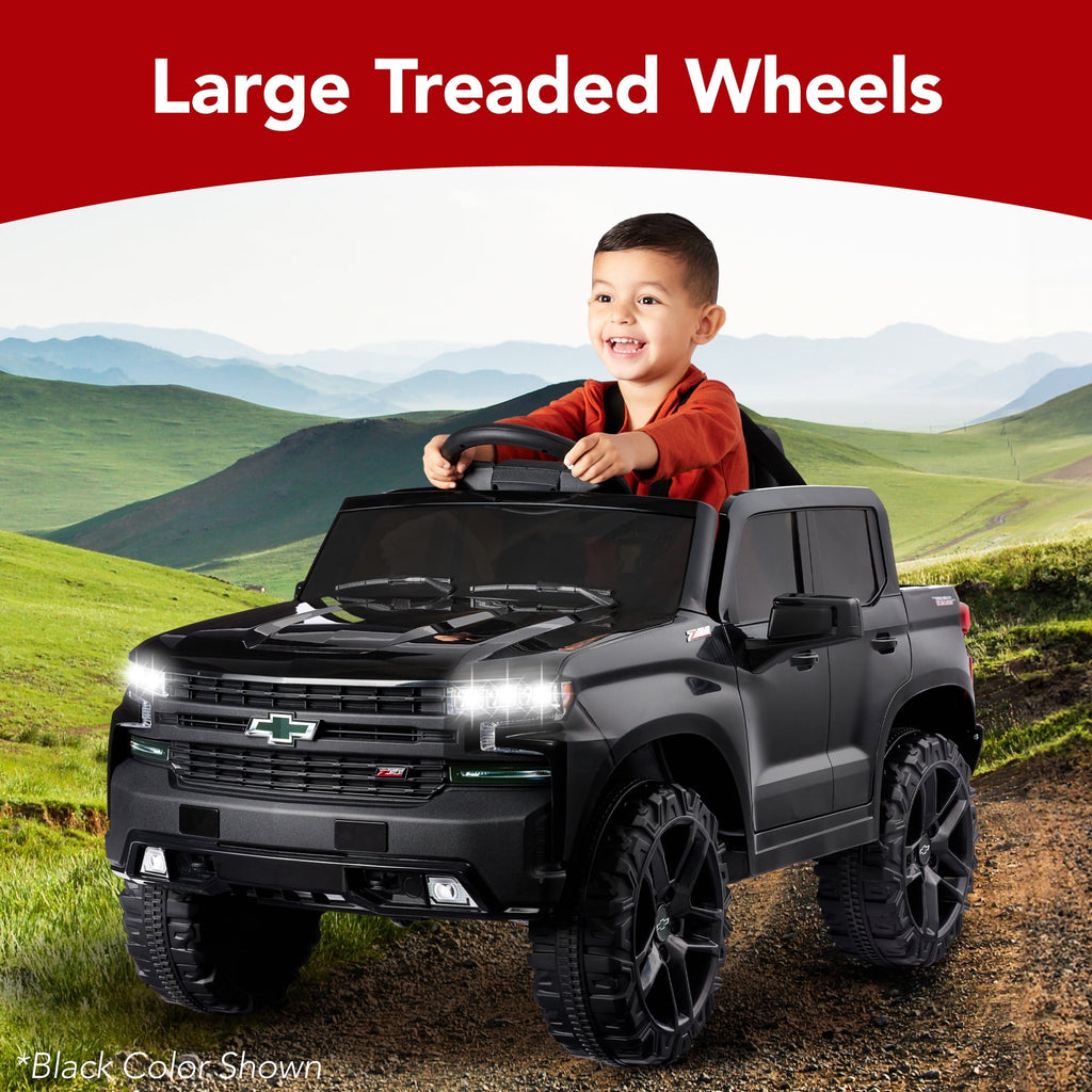 Best Choice Products 12V 2.5 MPH Licensed Chevrolet Silverado Ride On Truck Car Toy w/ Parent Remote Control - Pink