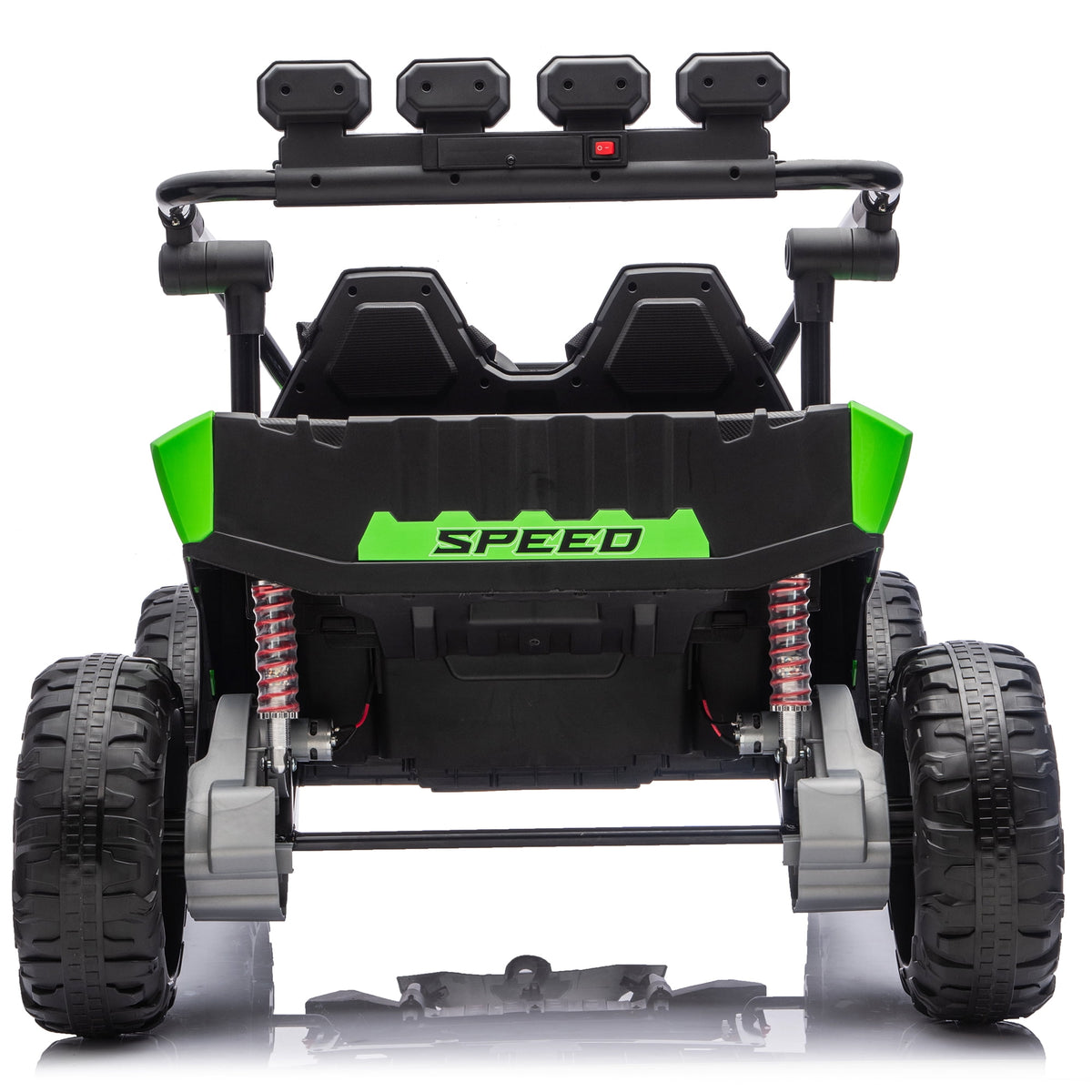 Sunnyfree 24V Ride on Toys 2 Seater UTV for Kids, 4WD 800W Electric Car with Parent Remote Control, LED Lights, Bluetooth Music, Roll Cage, Black