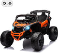 12V Licensed All-Terrain UTV Ride-On Car, Dual Motors, 2.4G Remote Control, Spring Suspension, EVA Wheels, LED Lights & Music, Openable Doors, 66 LBS Max Load