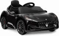 12V Licensed Maserati Ride-On Electric Car, Remote Control, 4.5Ah Battery, LED Lights, Spring Suspension, Double Doors, USB, FM Radio, 2-3 MPH