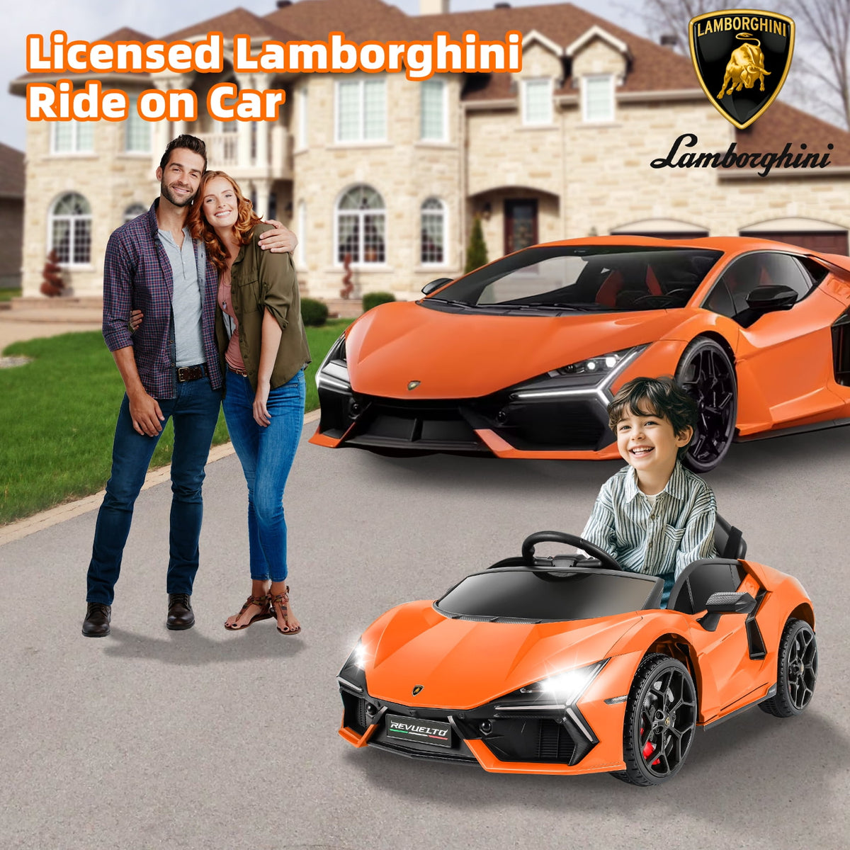 Funcid 24 Volt Ride on Toys, 2-Seater Ride on Cars with Remote Control, 400W Electric Car for Kids, Ride on UTV w/ Bluetooth, MP3, Seat Belts, Volume Adjustment, Suspension, Green