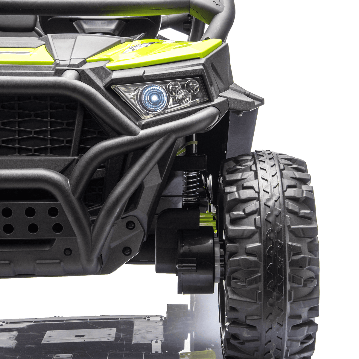 Sunnyfree 24 Volt Ride on Toys for Kids, 4WD 2 Seater Electric UTV Ride on Car with 800W Powerful Motors, Remote Control, Power Car Wheels, Four-Wheel Suspension, Bluetooth Music, LED Lights, Black