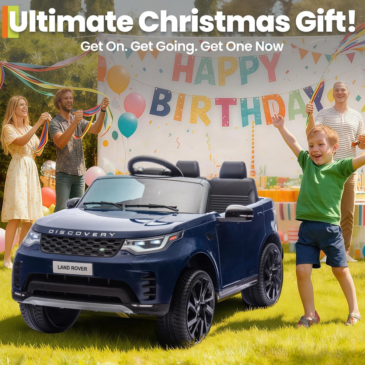 12V 4.5Ah 2-Seater Electric Ride-On Car with Parent Remote Control, Soft Start, 3 Speeds, LED Lights, Music and Safety Belt,White