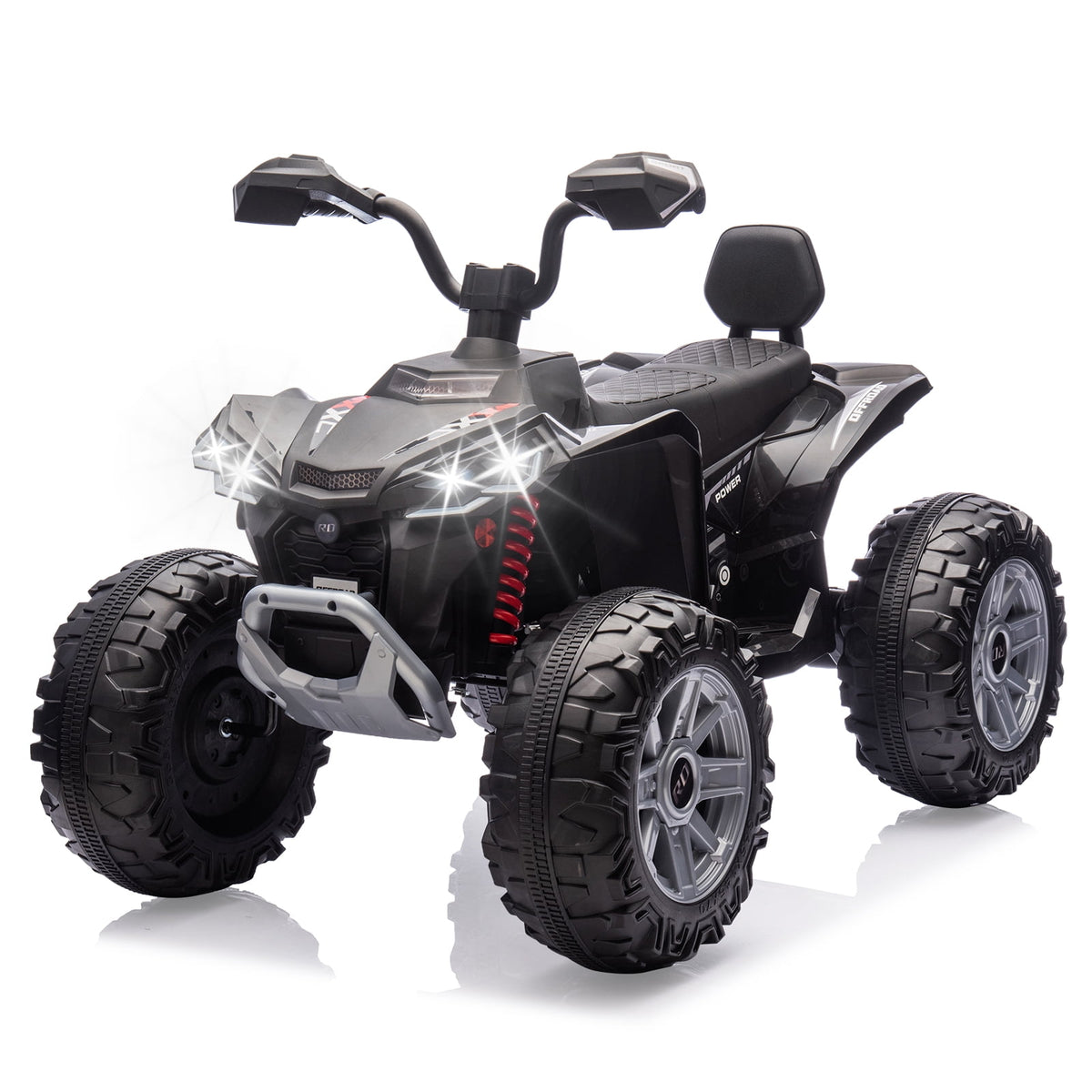 24V 2-Seater Kids Electric ATV Ride-On Toy – Dual 500W Motors, Parent Remote, wireless Audio, USB, LED Headlights, Spring Suspension, Music Player, urgent Brake, Ages 3–8, Pink