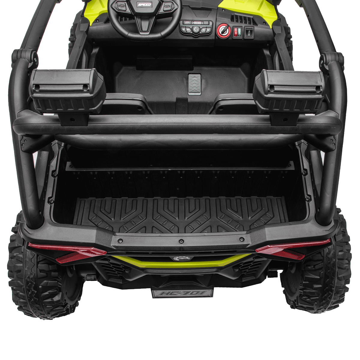 Sunnyfree 24 Volt Ride on Toys for Kids, 4WD 2 Seater Electric UTV Ride on Car with 800W Powerful Motors, Remote Control, Power Car Wheels, Four-Wheel Suspension, Bluetooth Music, LED Lights, Black