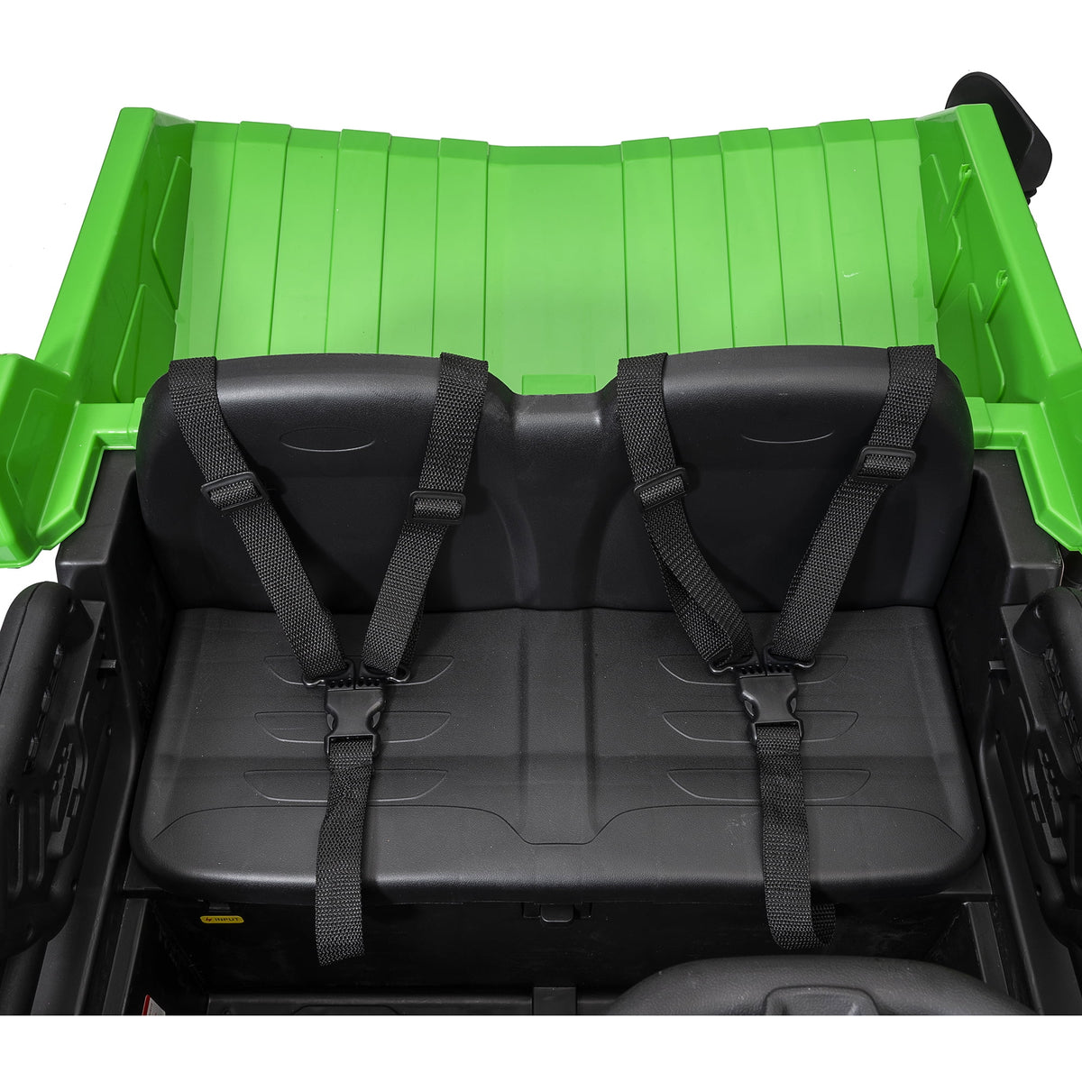 Funride 24V Ride on Toys 2 Seater Ride on Dump Truck w/ Remote Control w/ Dump Bed, 3 Speeds, Shovel, Bluetooth/Music, Big Kids, Yellow