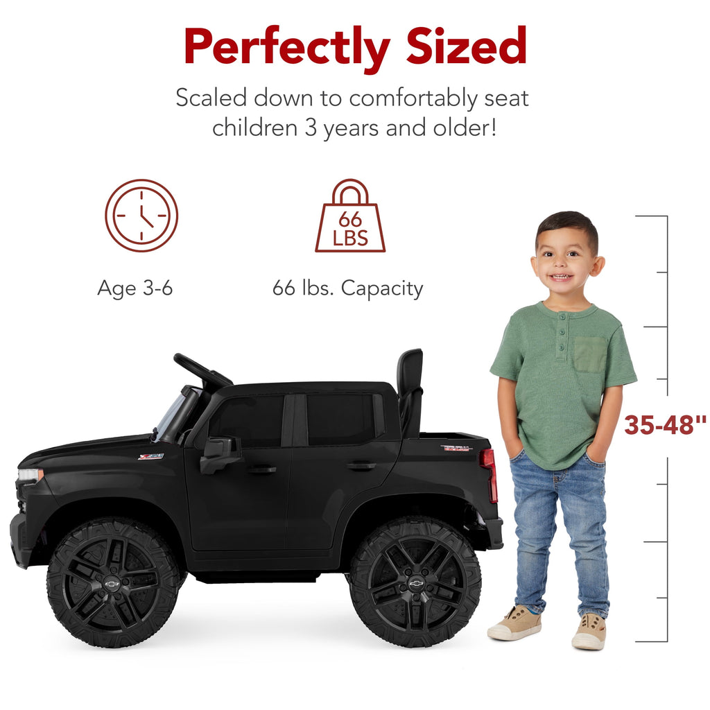 Best Choice Products 12V 2.5 MPH Licensed Chevrolet Silverado Ride On Truck Car Toy w/ Parent Remote Control - Pink