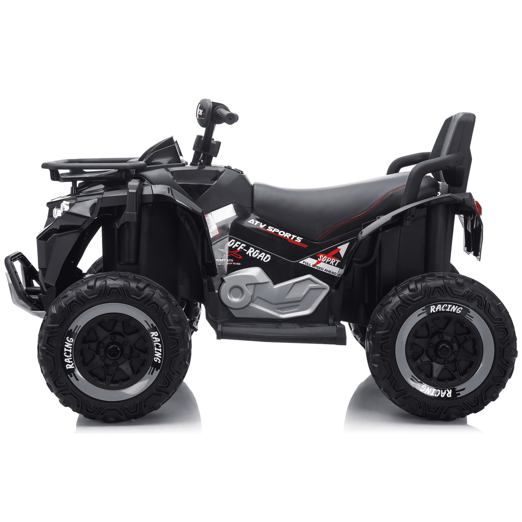 Funride 24 Volt Ride on Toys with Remote Control, Oversized ATV for Kids, 2-Seater 4 Wheeler for Toddlers, Power Car Wheels with Music, Bluetooth, Headlights, EVA Tires, Pink