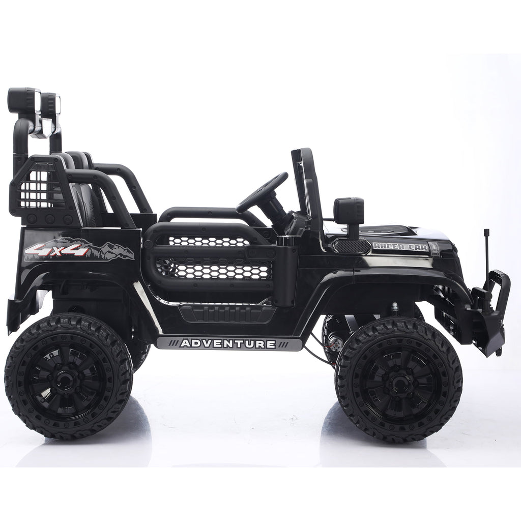 Funride 24V 2 Seater Ride On Toys with Remote Control, Kids Ride on Truck Car 800W Moter Power 4-Wheeler Suspension, 3 Speeds, Bluetooth Music, Pink