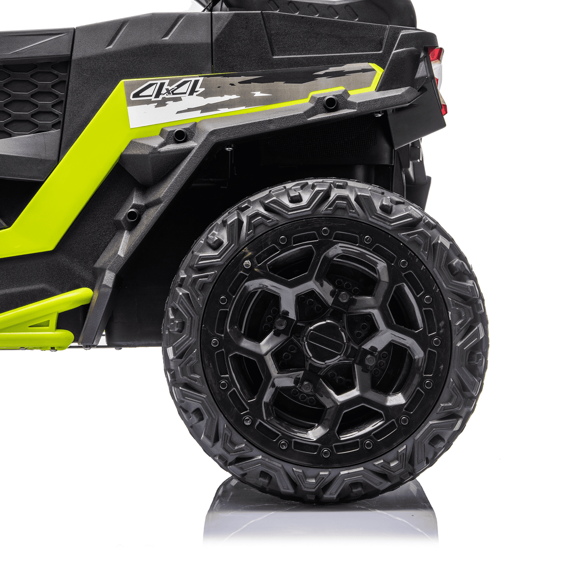 Zukpow 24V Ride Ons for Kids, 2 Seater Electric Car with Remote Control, 4x200W Motors, Power Car Wheels Ride on Toys UTV with Bluetooth Music, USB, Slow Start, LED Lights, Rear Storage Box, Black