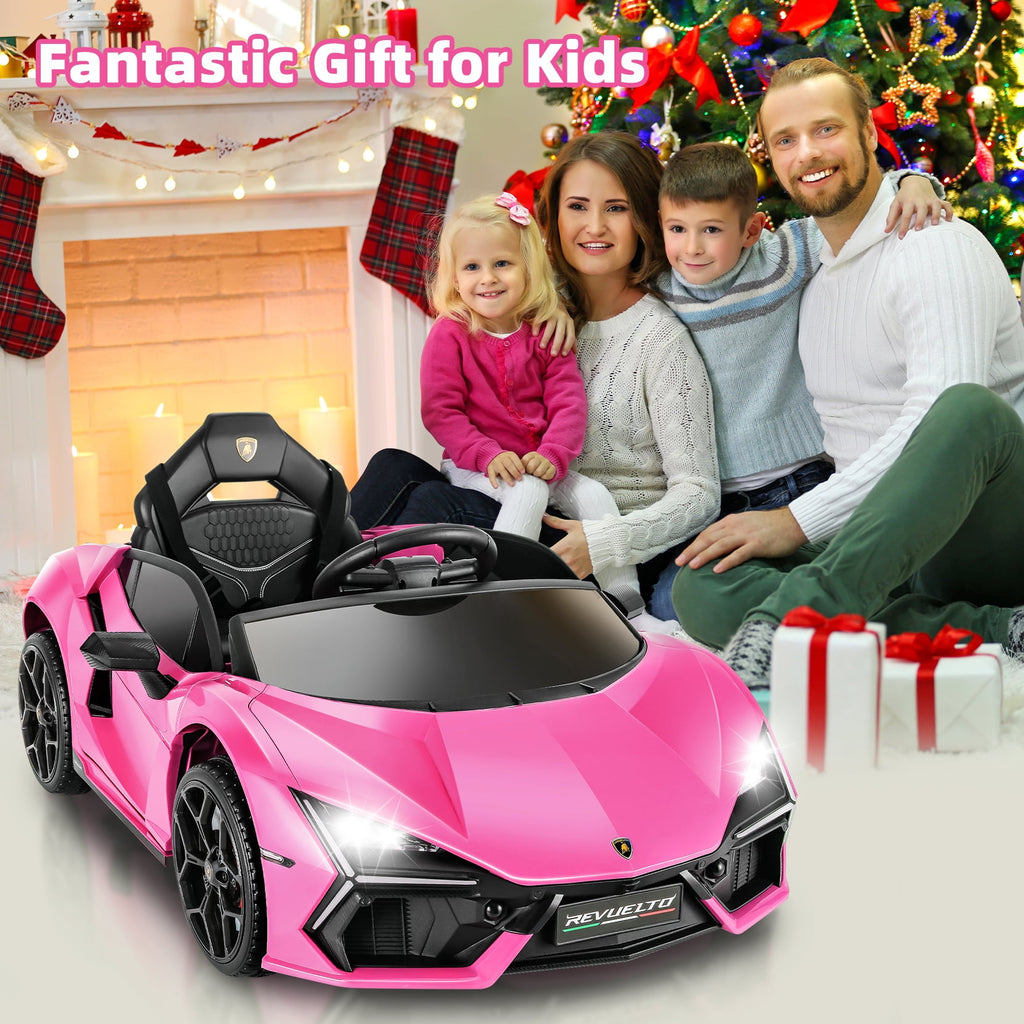 Funcid 24 Volt Ride on Toys, 2-Seater Ride on Cars with Remote Control, 400W Electric Car for Kids, Ride on UTV w/ Bluetooth, MP3, Seat Belts, Volume Adjustment, Suspension, Green