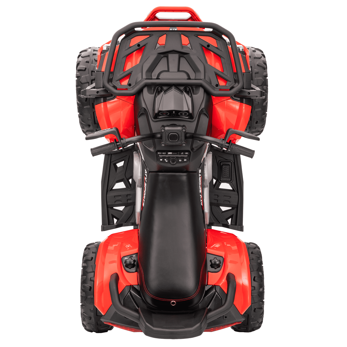 Funride 24 Volt Ride on Toys with Remote Control, Oversized ATV for Kids, 2-Seater 4 Wheeler for Toddlers, Power Car Wheels with Music, Bluetooth, Headlights, EVA Tires, Pink