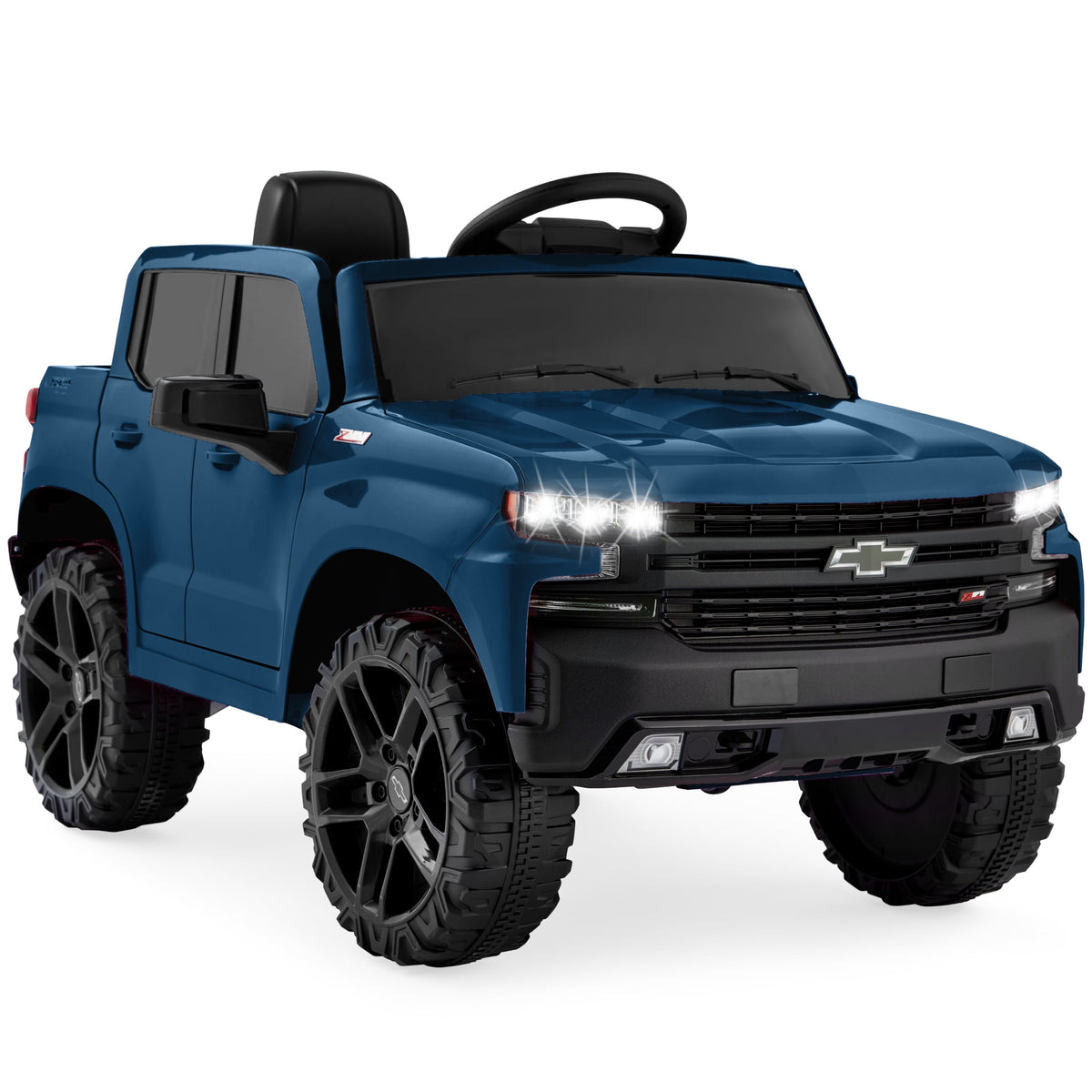 Best Choice Products 12V 2.5 MPH Licensed Chevrolet Silverado Ride On Truck Car Toy w/ Parent Remote Control - Pink