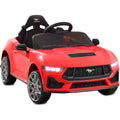 Best Choice Products Kids 12V Electric Ride-On Car Officially Licensed Ford Mustang w/ Remote, LED Lights - Red