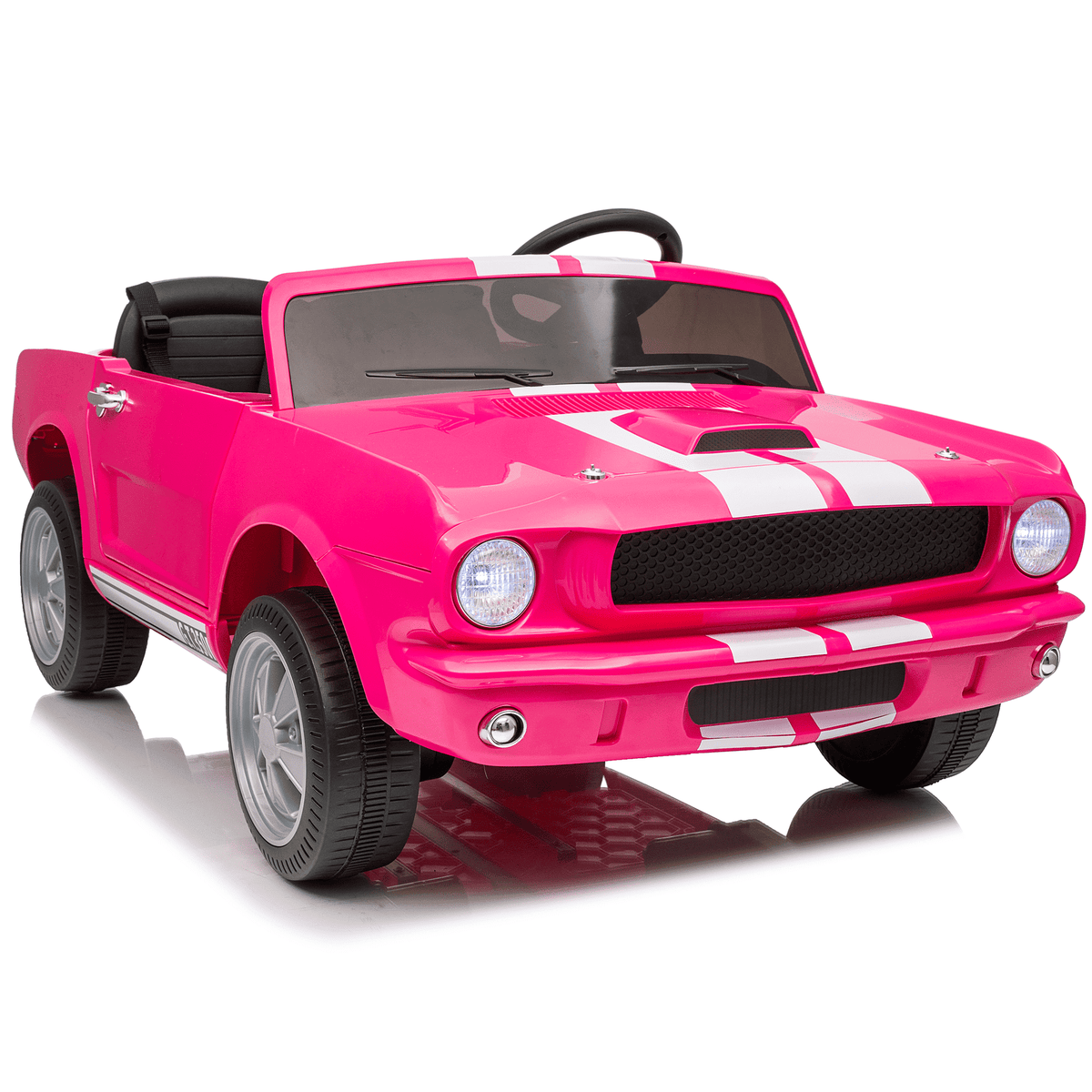 Zukpow 24V Ride Ons for Kids, 2 Seater Electric Car with Remote Control, 4x200W Motors, Power Car Wheels Ride on Toys UTV with Bluetooth Music, USB, Slow Start, LED Lights, Rear Storage Box, Black
