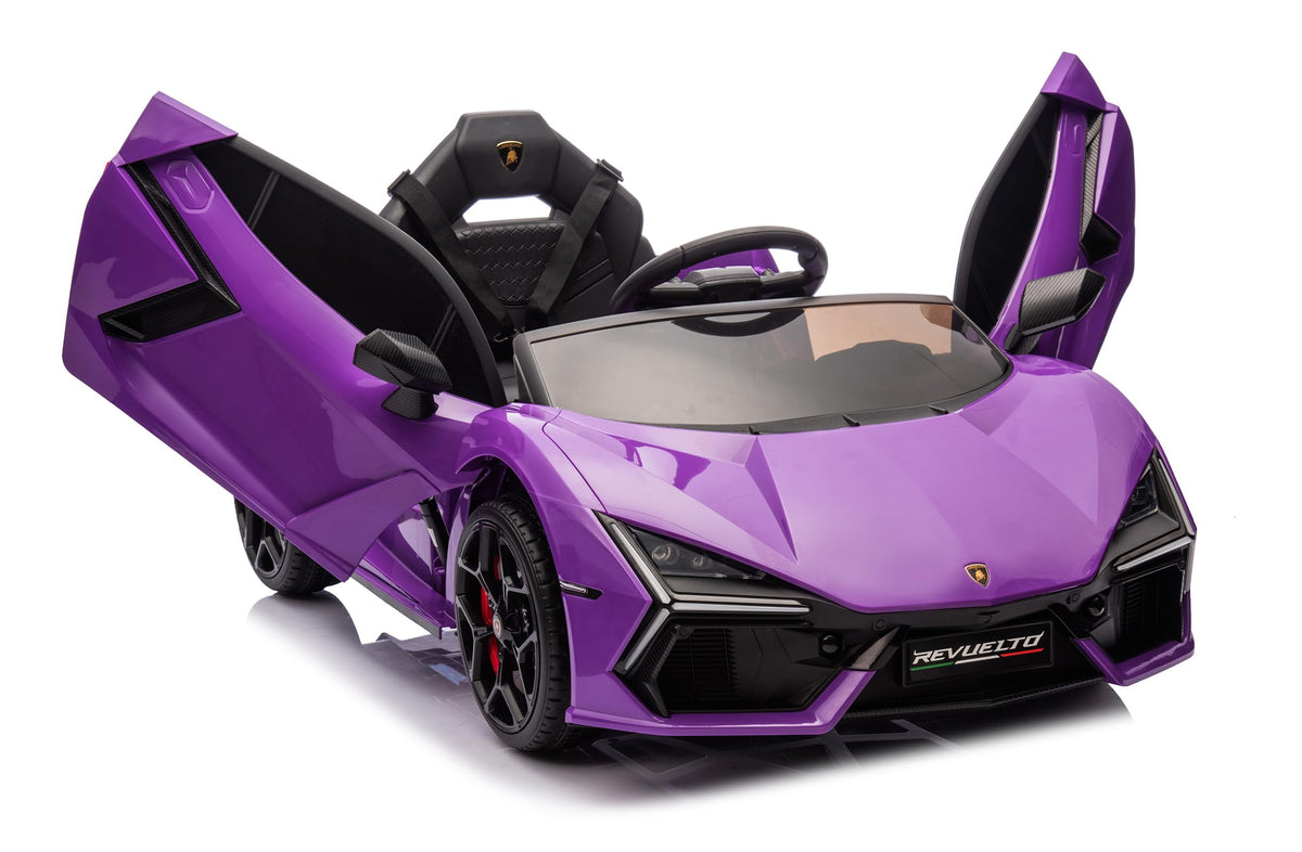 Towallmark 12V Ride On Car for Kids, Licensed Lamborghini Revuelto Electric Vehicle, Battery Powered Sports Car Toy for Boys & Girls,Kids Christmas Gifts
