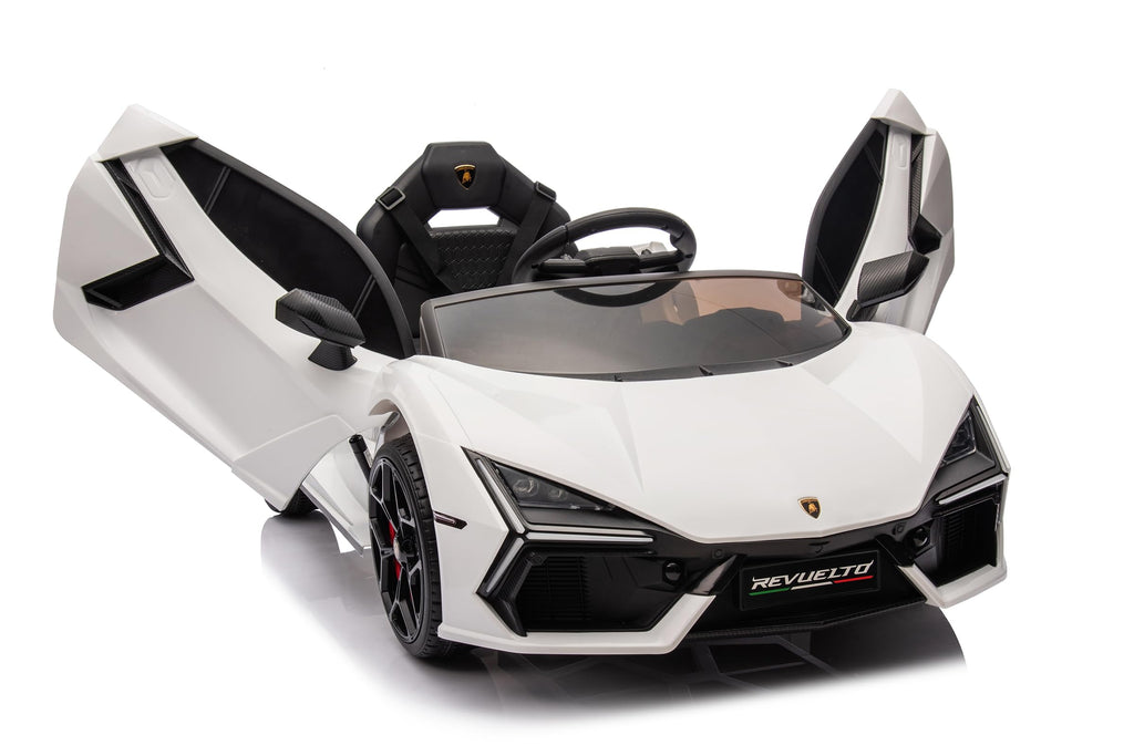 Towallmark 12V Ride On Car for Kids, Licensed Lamborghini Revuelto Electric Vehicle, Battery Powered Sports Car Toy for Boys & Girls,Kids Christmas Gifts