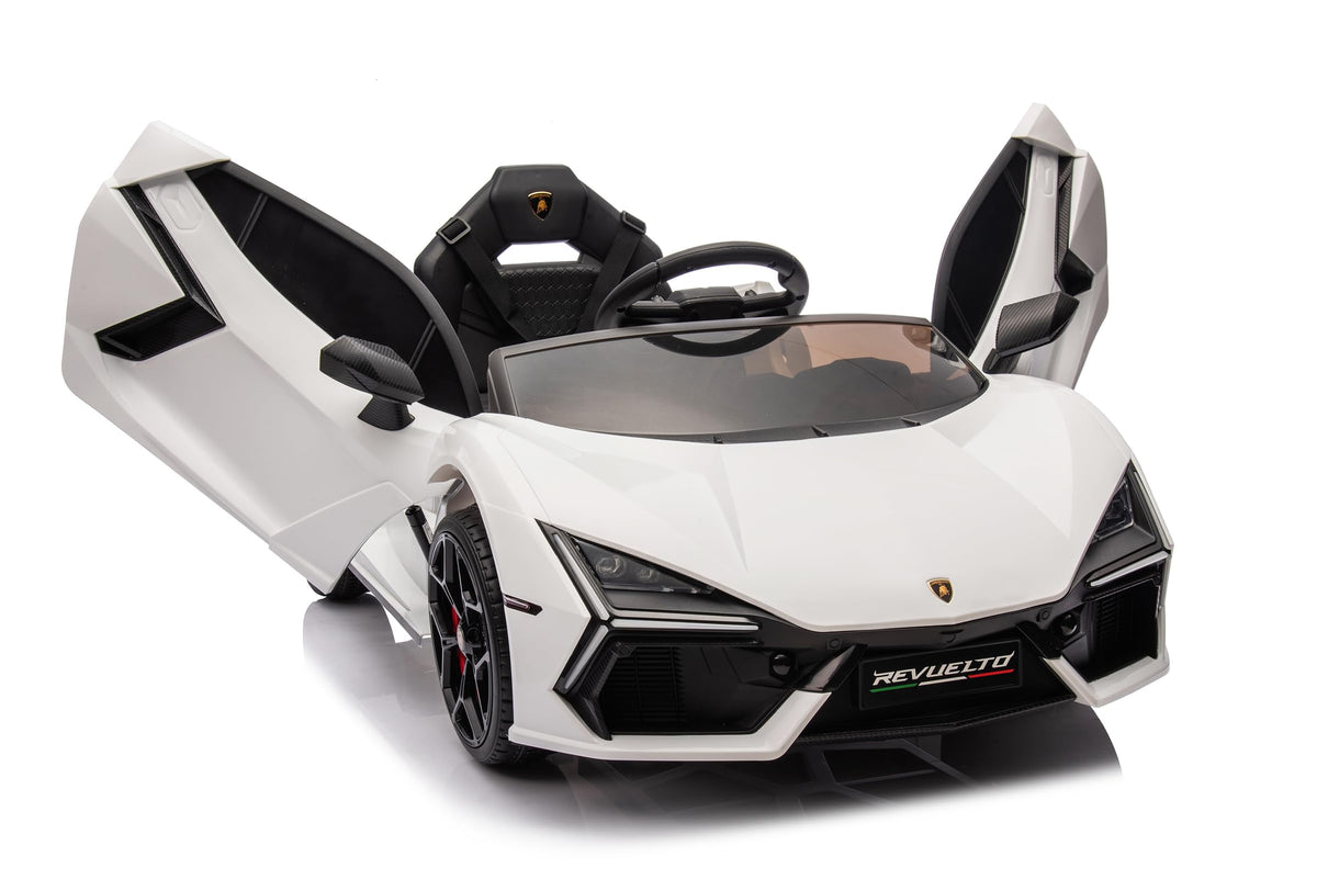 Towallmark 12V Ride On Car for Kids, Licensed Lamborghini Revuelto Electric Vehicle, Battery Powered Sports Car Toy for Boys & Girls,Kids Christmas Gifts