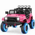 Wisairt 24V Ride on Cars, 4WD 800W Ride on Toys for Big Kids, Power Car Wheel with Remote, Kids Electric Car with 2 Seater, Music, LED Lights, Seat Belt, 3-8 Years Old, Pink