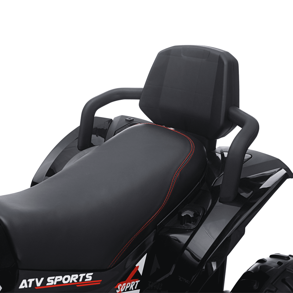 Funride 24 Volt Ride on Toys with Remote Control, Oversized ATV for Kids, 2-Seater 4 Wheeler for Toddlers, Power Car Wheels with Music, Bluetooth, Headlights, EVA Tires, Pink