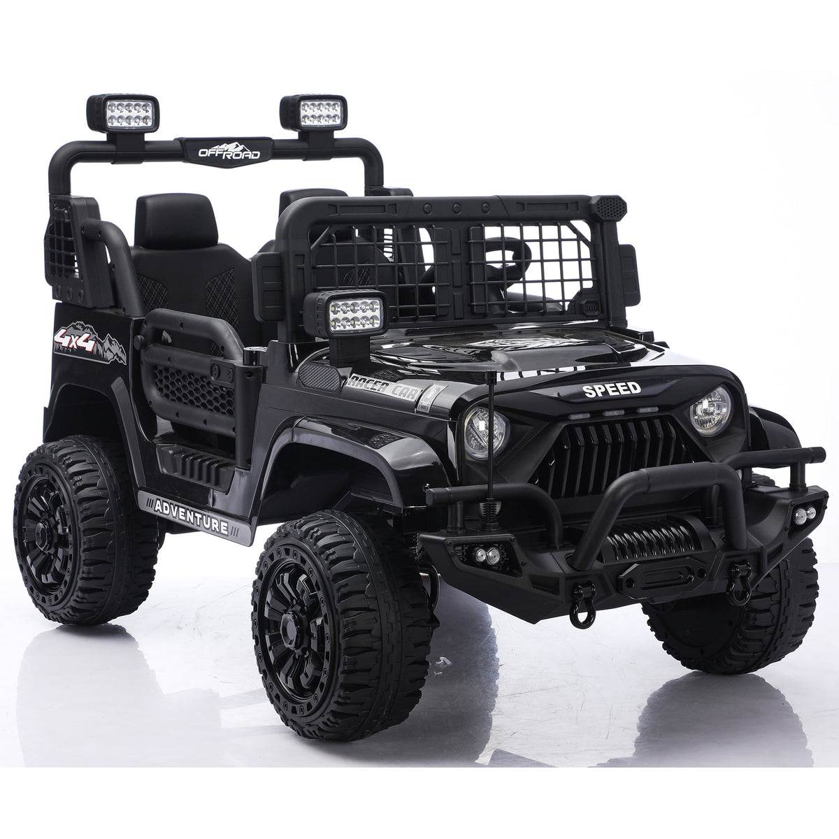 Funride 24V 2 Seater Ride On Toys with Remote Control, Kids Ride on Truck Car 800W Moter Power 4-Wheeler Suspension, 3 Speeds, Bluetooth Music, Pink