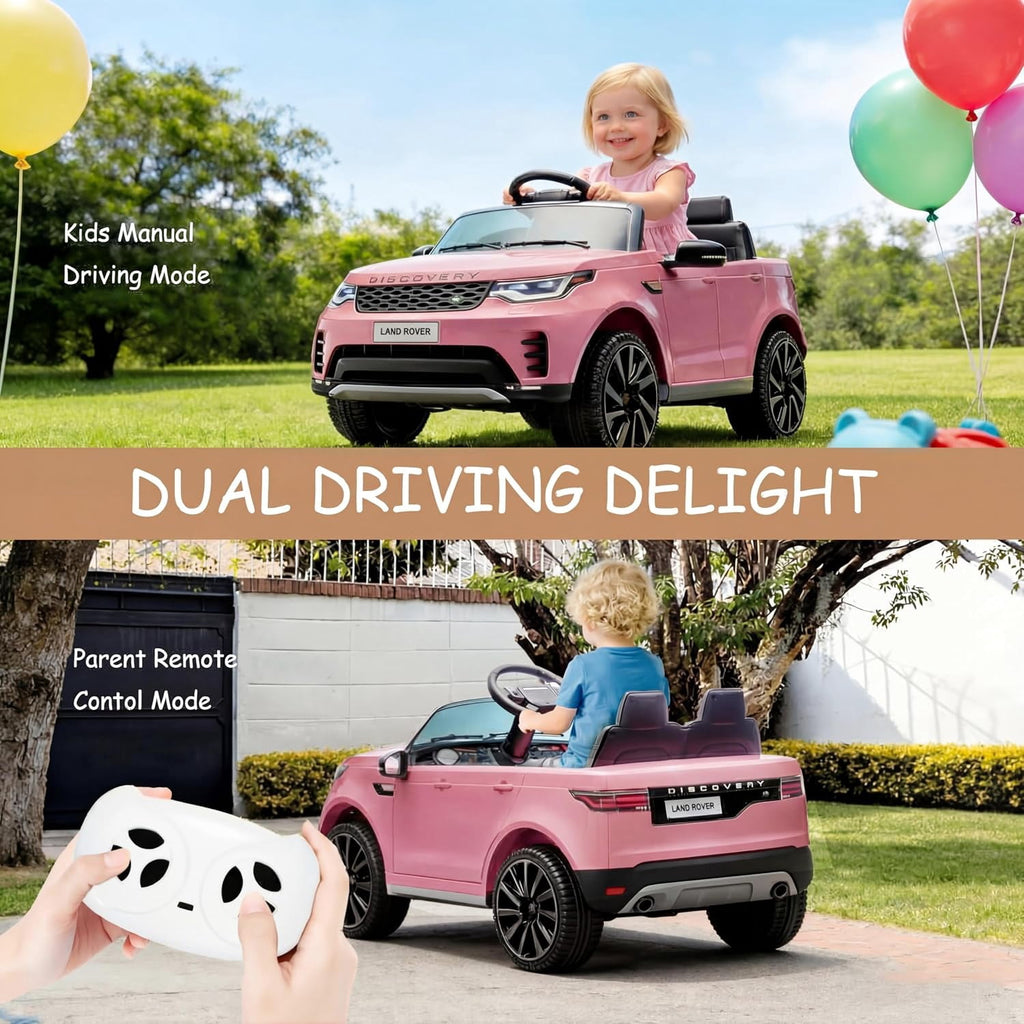 12V 4.5Ah 2-Seater Electric Ride-On Car with Parent Remote Control, Soft Start, 3 Speeds, LED Lights, Music and Safety Belt,White