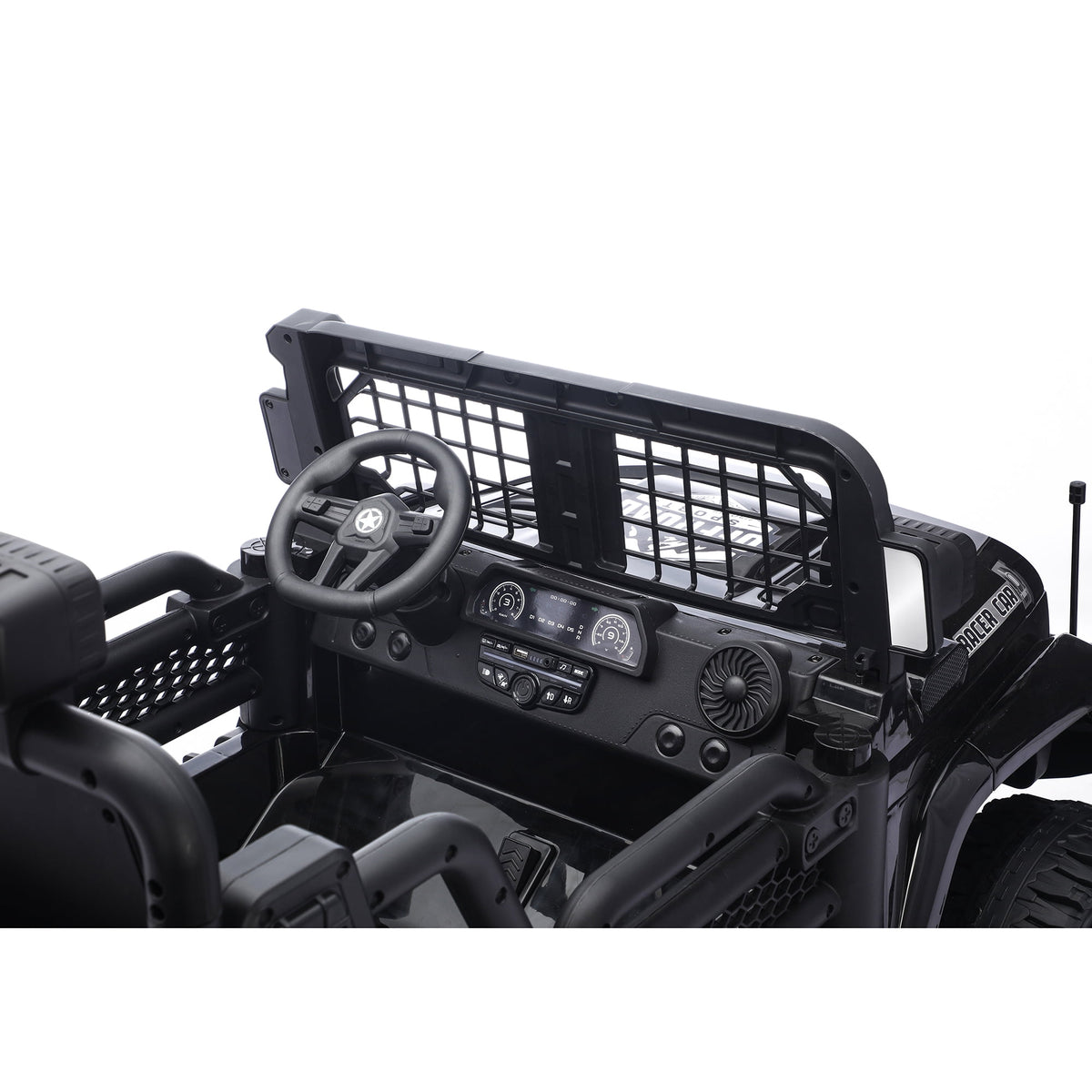 Funride 24V 2 Seater Ride On Toys with Remote Control, Kids Ride on Truck Car 800W Moter Power 4-Wheeler Suspension, 3 Speeds, Bluetooth Music, Pink