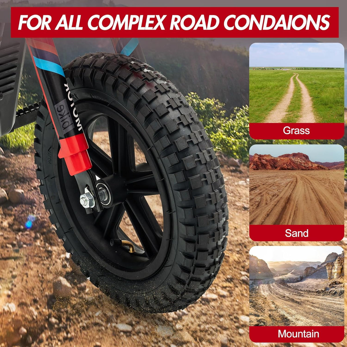 24V Electric Dirt Bike, 350W Ride-On Motorcycle with Rear Suspension, Twist-Grip Throttle, 12-Inch Rubber Tires, 13.67 MPH, 132 Lbs