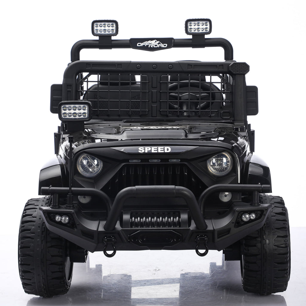 Funride 24V 2 Seater Ride On Toys with Remote Control, Kids Ride on Truck Car 800W Moter Power 4-Wheeler Suspension, 3 Speeds, Bluetooth Music, Pink