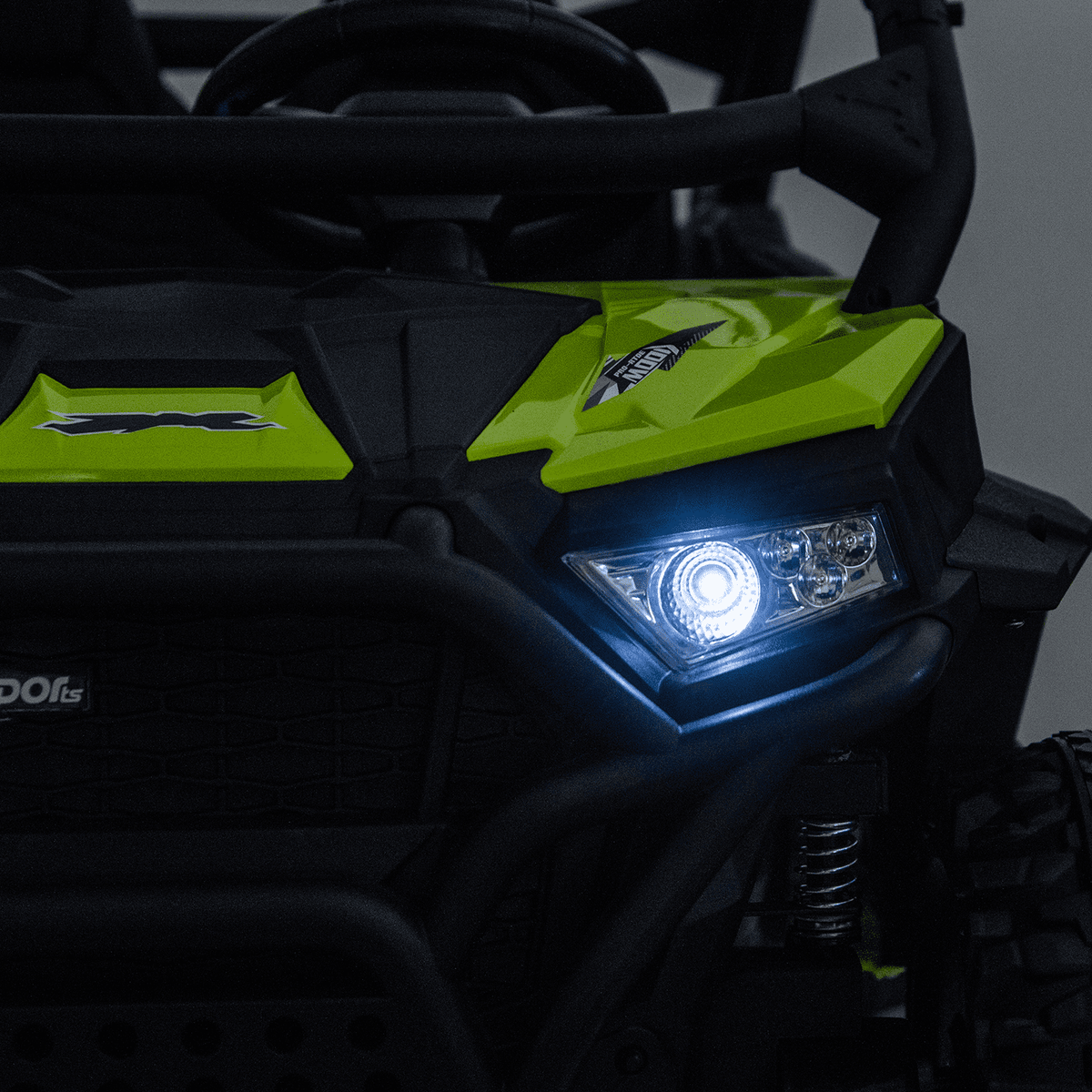 Sunnyfree 24 Volt Ride on Toys for Kids, 4WD 2 Seater Electric UTV Ride on Car with 800W Powerful Motors, Remote Control, Power Car Wheels, Four-Wheel Suspension, Bluetooth Music, LED Lights, Black