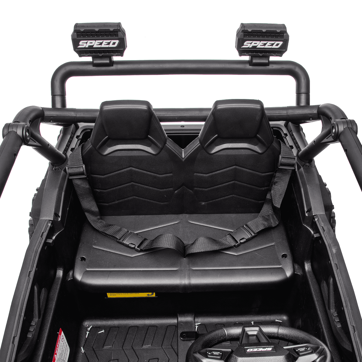 Sunnyfree 24 Volt Ride on Toys for Kids, 4WD 2 Seater Electric UTV Ride on Car with 800W Powerful Motors, Remote Control, Power Car Wheels, Four-Wheel Suspension, Bluetooth Music, LED Lights, Black